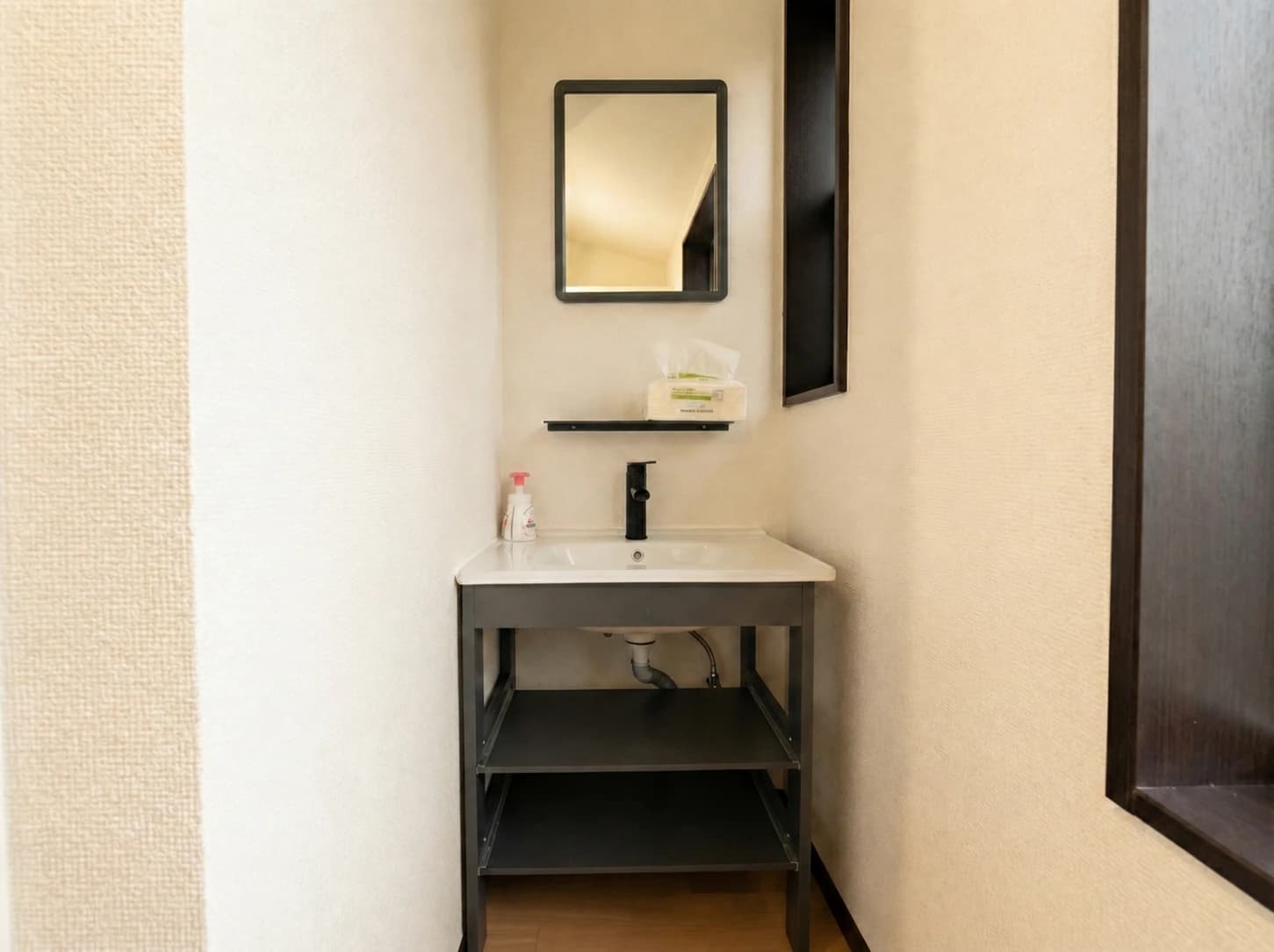 Independent washbasin on the third floor at MEME Hotel Tokyo