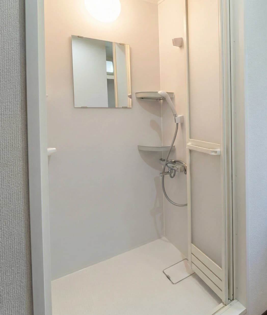 Third-floor shower