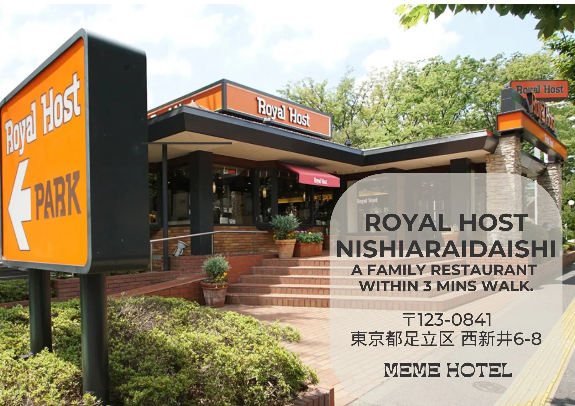 Royal Host Nishiarai Daishi · FAMILY DINING
